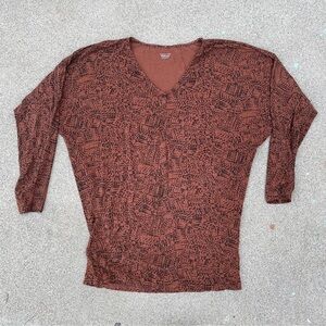 Garnet hill blouse Large preloved career office green cotton